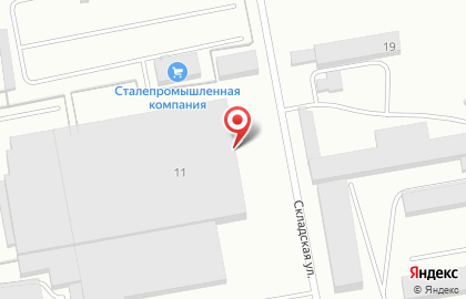 Строительная компания Стальпромстрой на Складской улице на карте