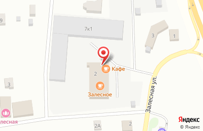 Залесное на карте