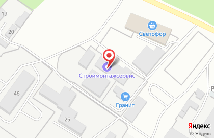 Строительно-монтажная компания Строймонтажсервис на Фабричной улице на карте