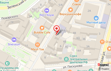 Белорусский текстиль на Большой Покровской улице на карте