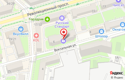 Интернет-провайдер Точка доступа на Вокзальной улице на карте