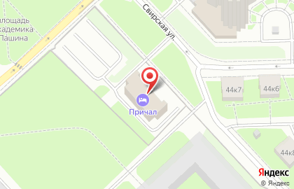 Отель Причал на Московском шоссе на карте