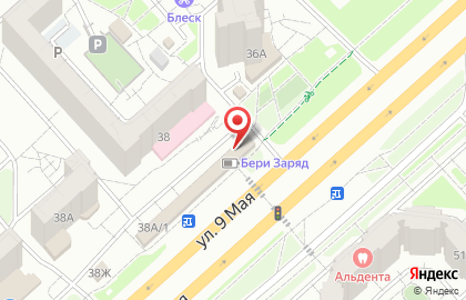 Сотка на улице 9 Мая на карте