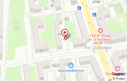 ОДС Жилищник района Южнопортовый на 1-й Дубровской улице на карте