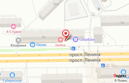 Система аптек Эдельвейс на проспекте Ленина на карте