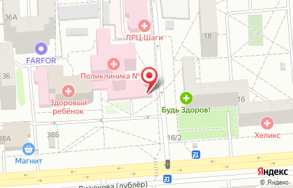 Диагностический центр ЧЕРНОЗЕМЬЕ на улице Генерала Лизюкова на карте