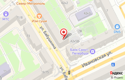 Ресторан доставки Суши шоп на метро Ломоносовская на карте