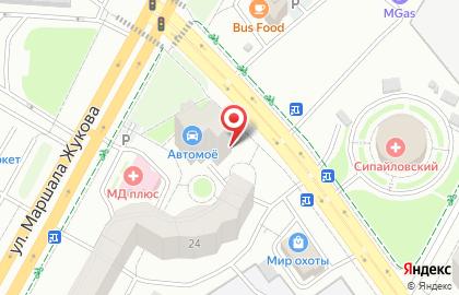 Корея-Авто на улице Маршала Жукова на карте