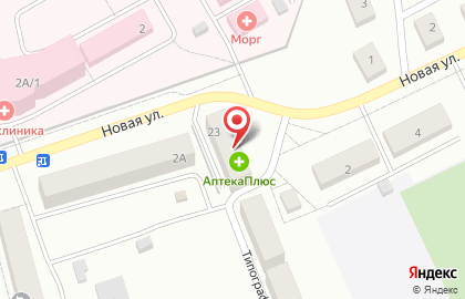 Аптека Фармакорп на Типографской улице на карте