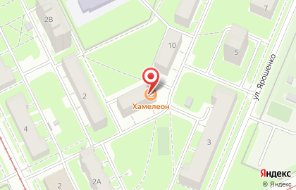 Кафе Хамелеон в Московском районе на карте