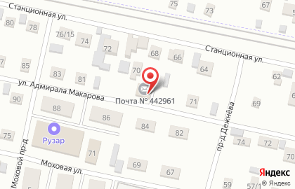 Почта России в Пензе на карте
