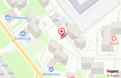 АКБАТ на улице Бирюзова на карте