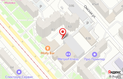 Крытая автостоянка в Кировском районе на карте