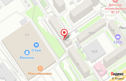 Строительно-отделочная компания Тэс и Хас на Площади Гарина-Михайловского на карте