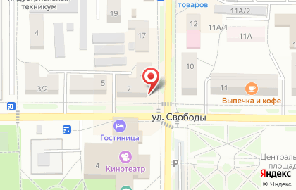 Ювелирный магазин Кристалл в Тамбове на карте