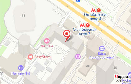 Многопрофильная клиника Астра-мед в Октябрьском районе на карте