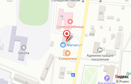 Супермаркет Магнит на улице Максима Горького на карте