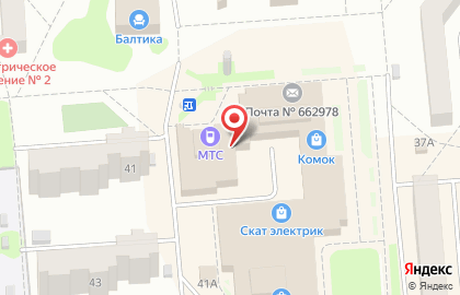 Салон связи МТС на Ленинградском проспекте на карте