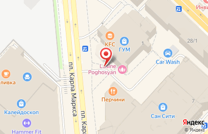 Микрофинансовая организация Быстро-Займ на площади Карла Маркса на карте