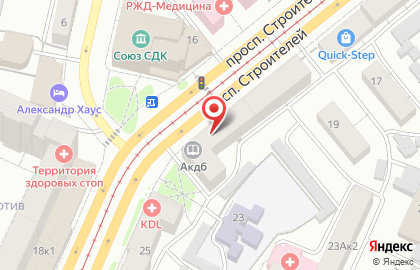 Магазин товаров для рукоделия Узоры в Железнодорожном районе на карте