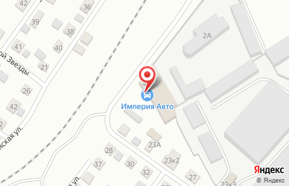 Магазин автозапчастей Империя Авто на улице Красной Звезды на карте
