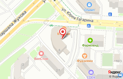 Магеллан на улице Юрия Гагарина на карте