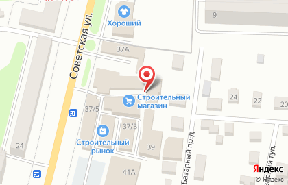 Старт на Советской улице на карте