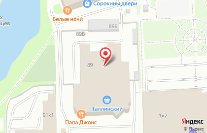 Магазин нижнего белья на проспекте Ветеранов, 89 на карте