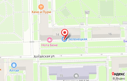 Европа на Московской на карте