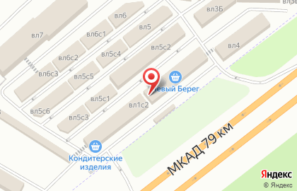 Левый Берег на карте