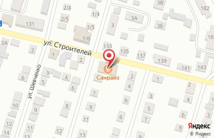 Магазин алкогольных напитков Красное & Белое, сеть магазинов алкогольных напитков на улице Строителей на карте