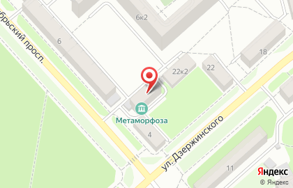 Метаморфоза в Комсомольске-на-Амуре на карте