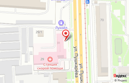 Дизайнмастер на улице Пушкарёва на карте