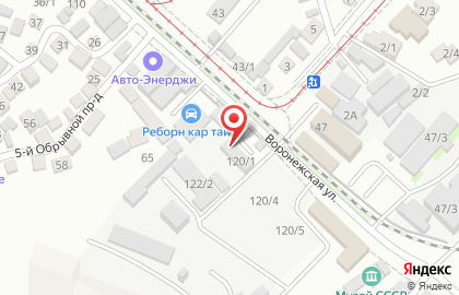 Многопрофильная компания АМК-ЮГ на Воронежской улице на карте