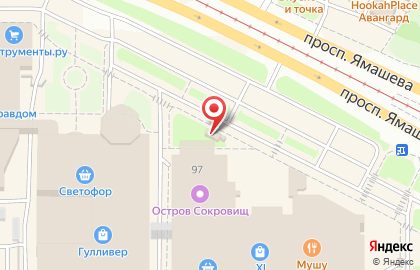 Магазин по продаже салютов, фейерверков и пиротехнической продукции ХороShow на проспекте Ямашева на карте