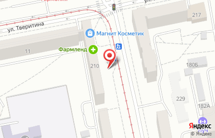 Киоск по продаже мясной продукции на улице Мичурина на карте