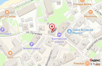 Магазин Лавка Бахуса на улице Пугачёва на карте
