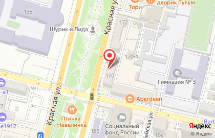 Гостиница Якутия на Красной улице на карте