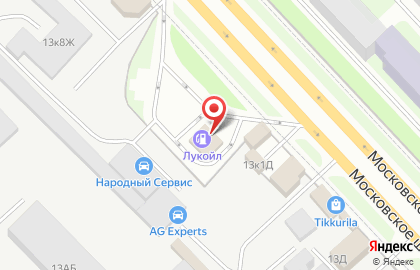 Лукойл в Санкт-Петербурге на карте
