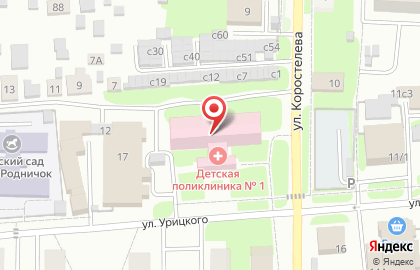 Детская поликлиника в Красноярске на карте