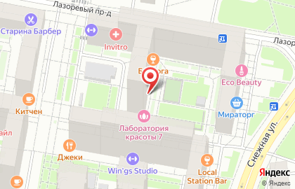Туристическое агентство TUI в Лазоревом проезде на карте