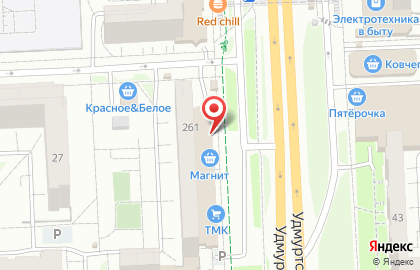 Склад цветов на Удмуртской улице на карте