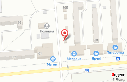 Магазин фруктов и овощей Фруктовый рай на улице Шевцовой на карте