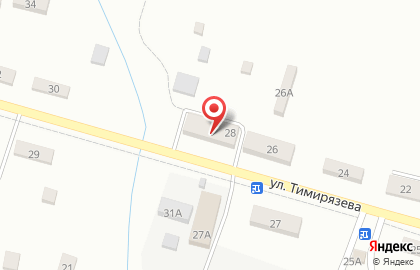 Почта России, АО на улице Тимирязева на карте