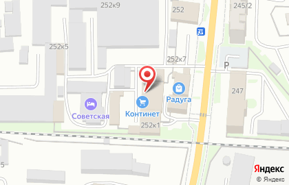 Супермаркет Лидер на Советской улице на карте