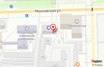 Ритуальное агентство Ритуал на Московской улице на карте