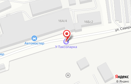 АЗС У таксопарка на карте