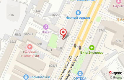 Аудиторская компания Бизнес-Аудит на Кольцовской улице на карте