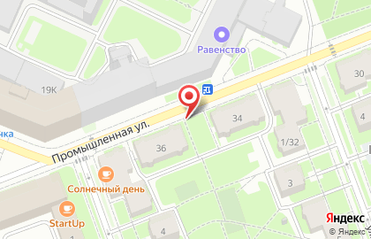 Копирайт на Промышленной улице на карте