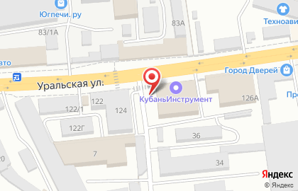 Компания 100 печей.ру на Уральской улице на карте